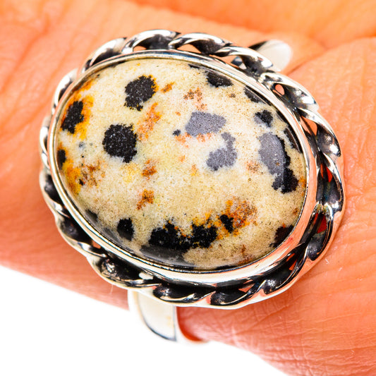 Dalmatian Jasper Rings handcrafted by Ana Silver Co - RING85333