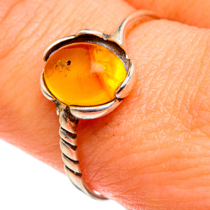 Baltic Amber Rings handcrafted by Ana Silver Co - RING85336