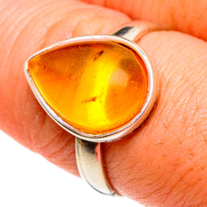 Baltic Amber Rings handcrafted by Ana Silver Co - RING85338