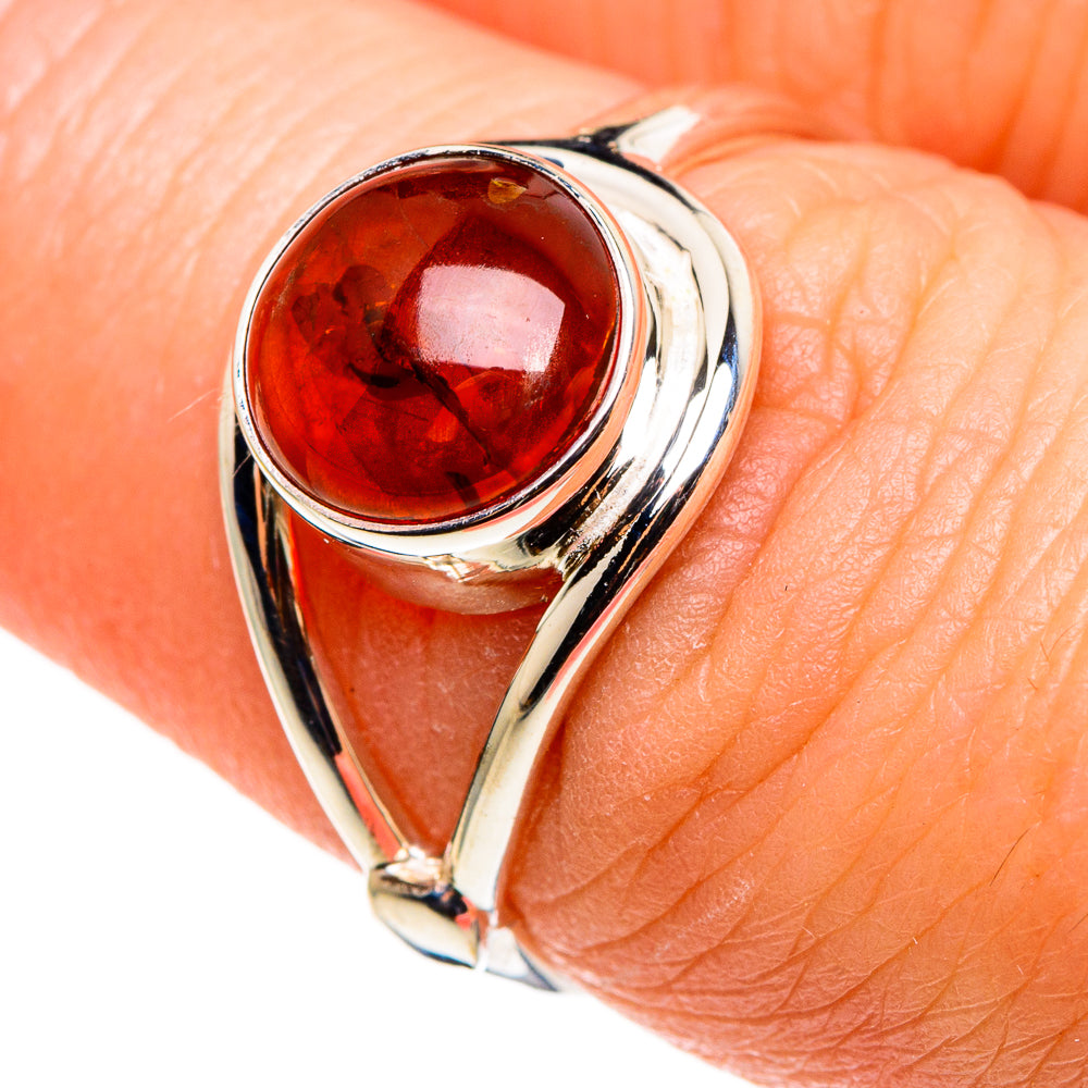Baltic Amber Rings handcrafted by Ana Silver Co - RING85339