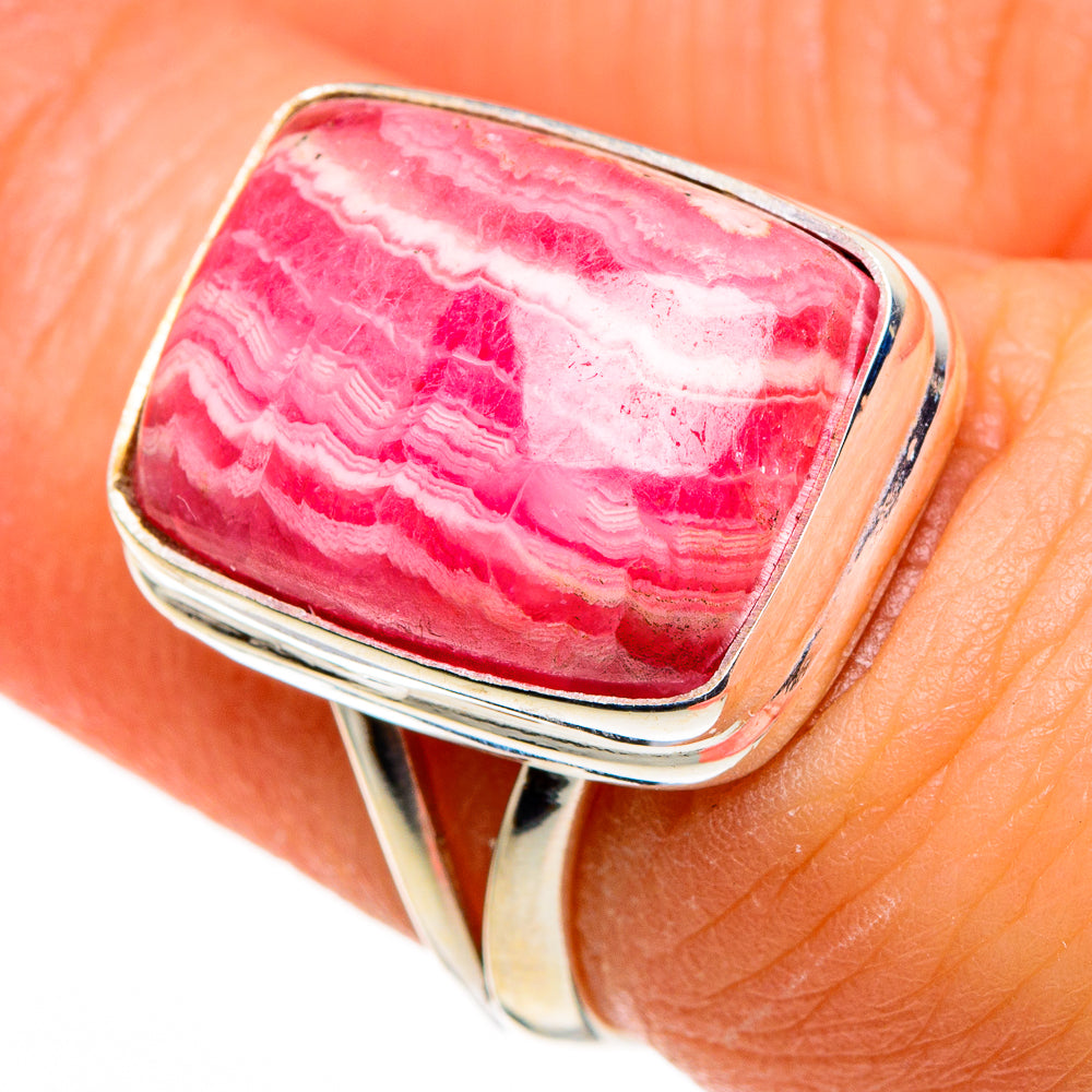 Rhodochrosite Rings handcrafted by Ana Silver Co - RING85342