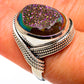 Titanium Druzy Rings handcrafted by Ana Silver Co - RING85352