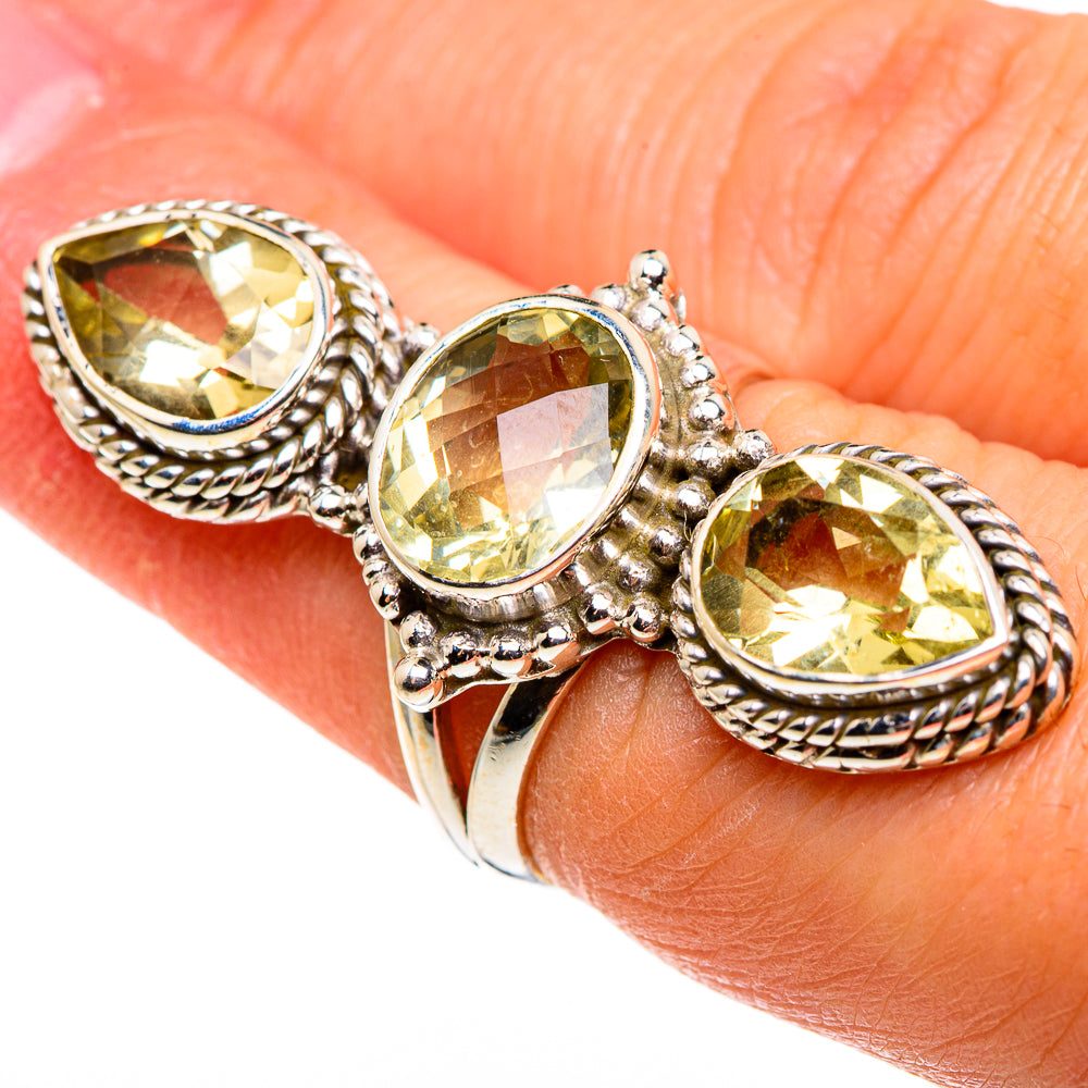 Citrine Rings handcrafted by Ana Silver Co - RING85358