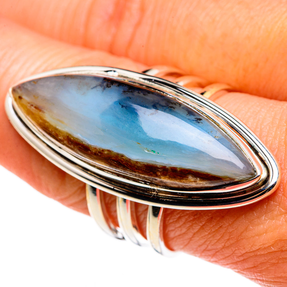 Peruvian Opal Rings handcrafted by Ana Silver Co - RING85363