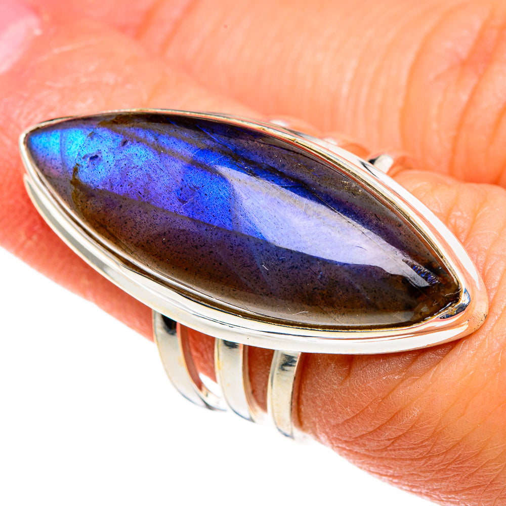 Labradorite Rings handcrafted by Ana Silver Co - RING85364