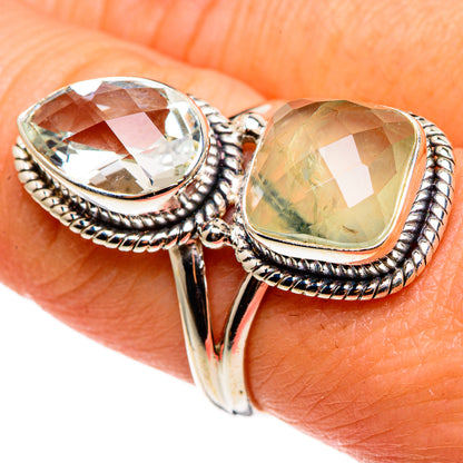 Prehnite Rings handcrafted by Ana Silver Co - RING85368