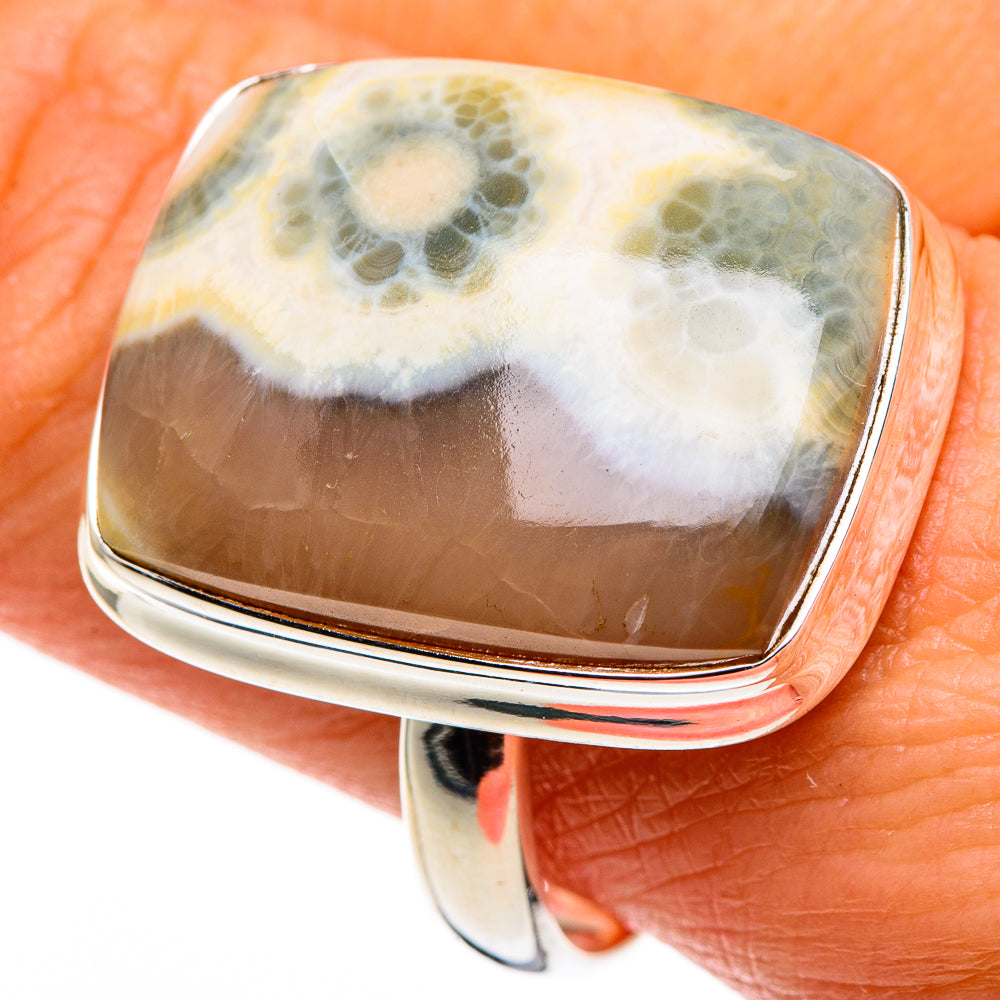Ocean Jasper Rings handcrafted by Ana Silver Co - RING85370