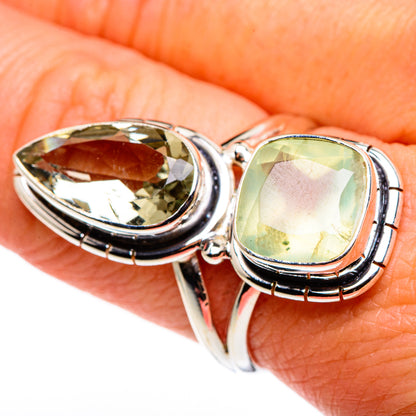 Prehnite Rings handcrafted by Ana Silver Co - RING85389