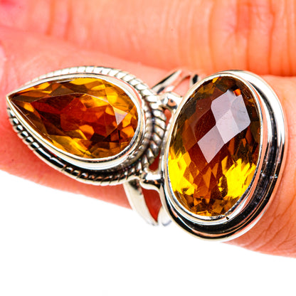 Mandarin Citrine Rings handcrafted by Ana Silver Co - RING85392