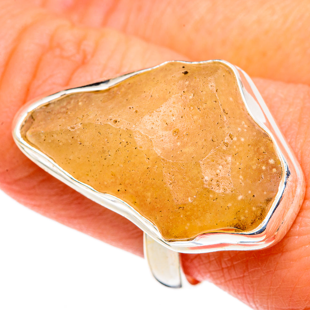 Libyan Glass Rings handcrafted by Ana Silver Co - RING85393