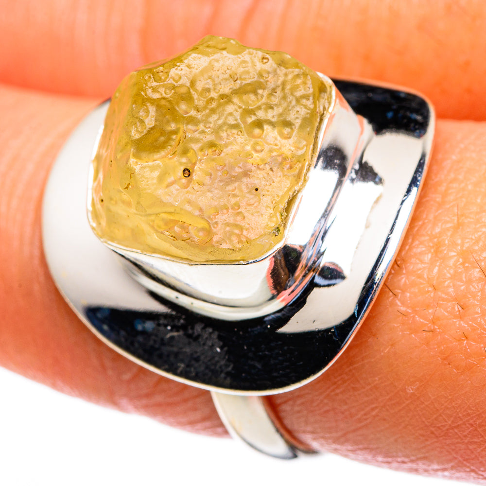 Libyan Glass Rings handcrafted by Ana Silver Co - RING85418