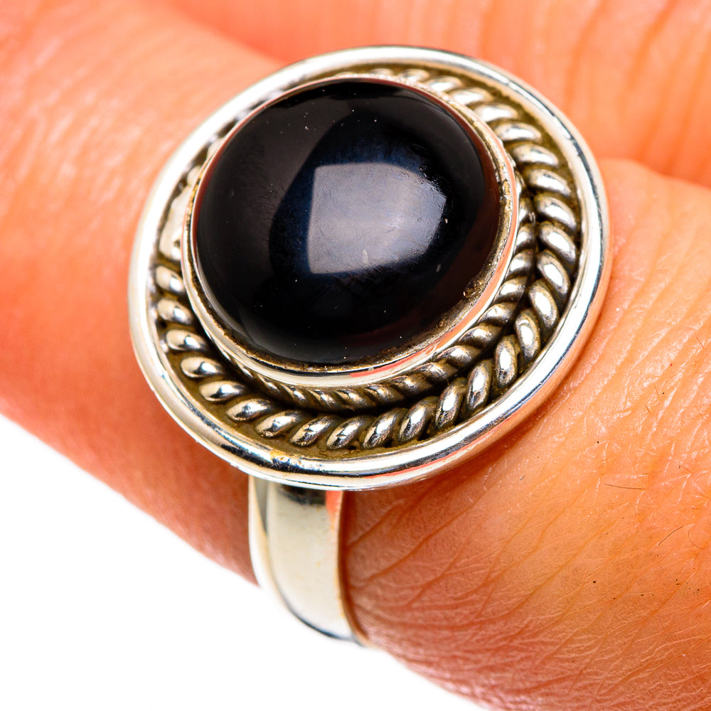 Black Onyx Rings handcrafted by Ana Silver Co - RING85433