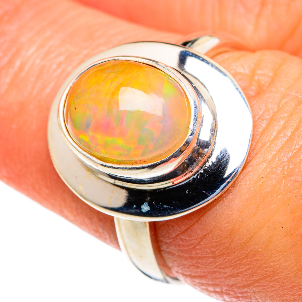 Ethiopian Opal Rings handcrafted by Ana Silver Co - RING85440