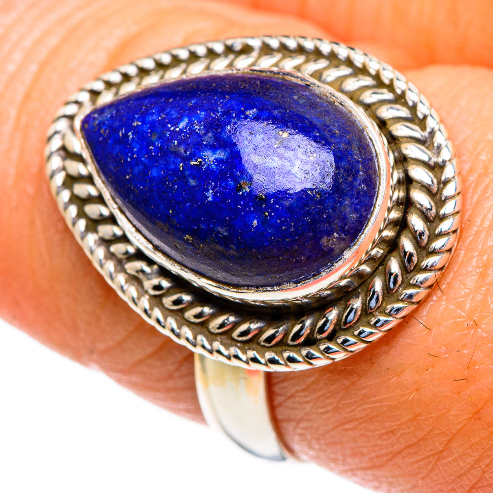 Lapis Lazuli Rings handcrafted by Ana Silver Co - RING85443