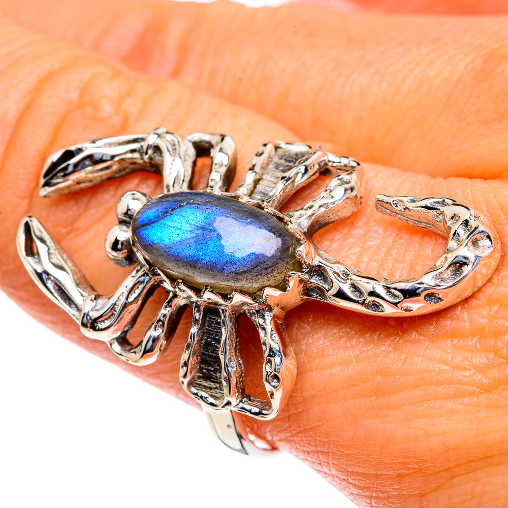 Labradorite Rings handcrafted by Ana Silver Co - RING85447