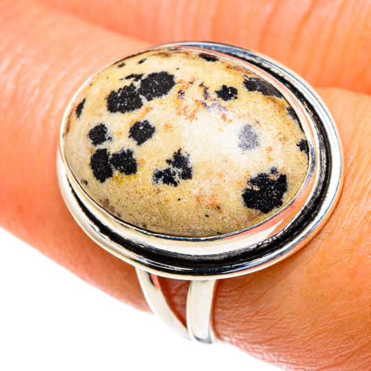 Dalmatian Jasper Rings handcrafted by Ana Silver Co - RING85458