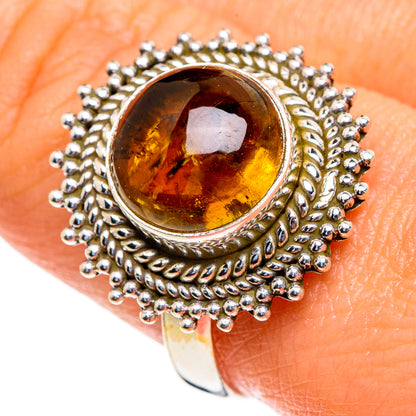 Baltic Amber Rings handcrafted by Ana Silver Co - RING85461