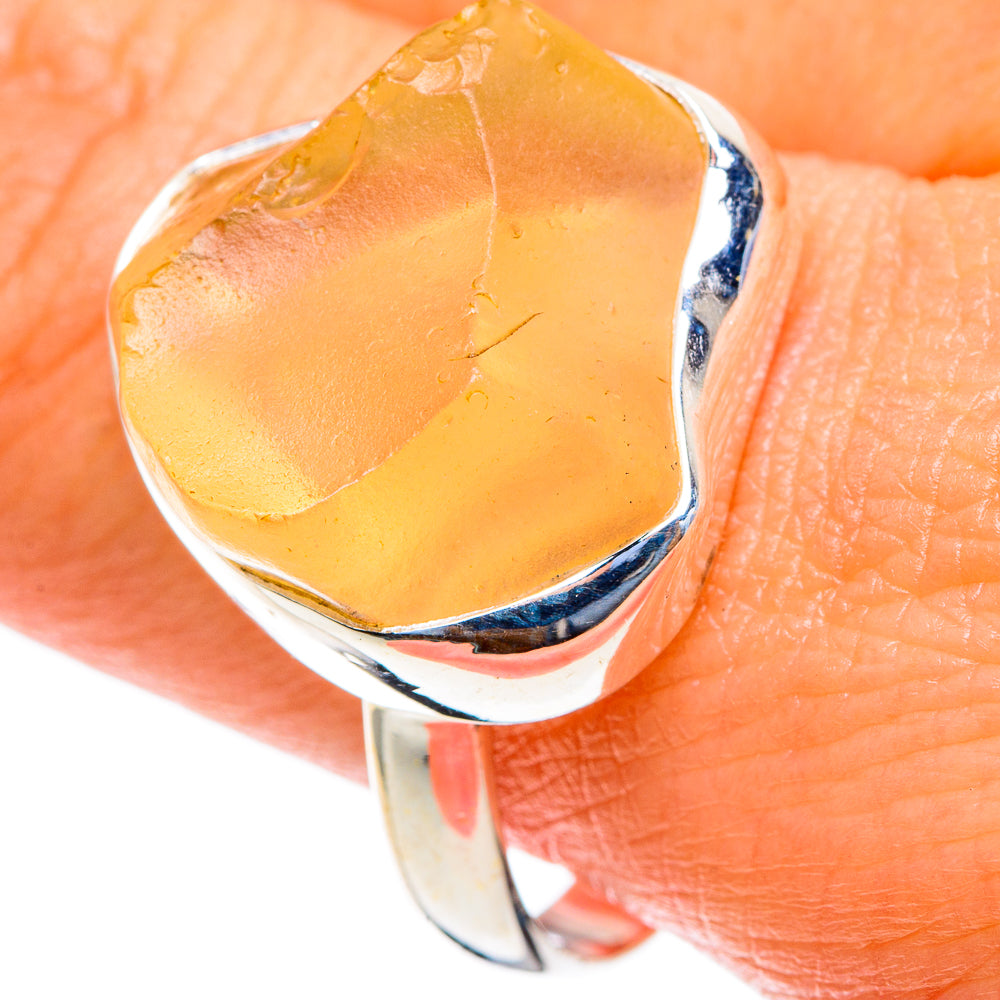 Libyan Glass Rings handcrafted by Ana Silver Co - RING85463