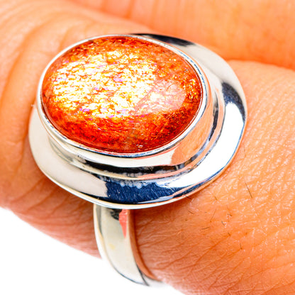 Sunstone Rings handcrafted by Ana Silver Co - RING85464