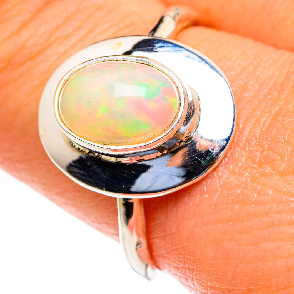 Ethiopian Opal Rings handcrafted by Ana Silver Co - RING85488