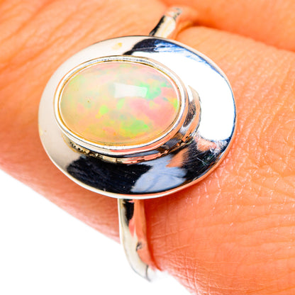 Ethiopian Opal Rings handcrafted by Ana Silver Co - RING85488