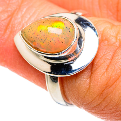 Ethiopian Opal Rings handcrafted by Ana Silver Co - RING85489