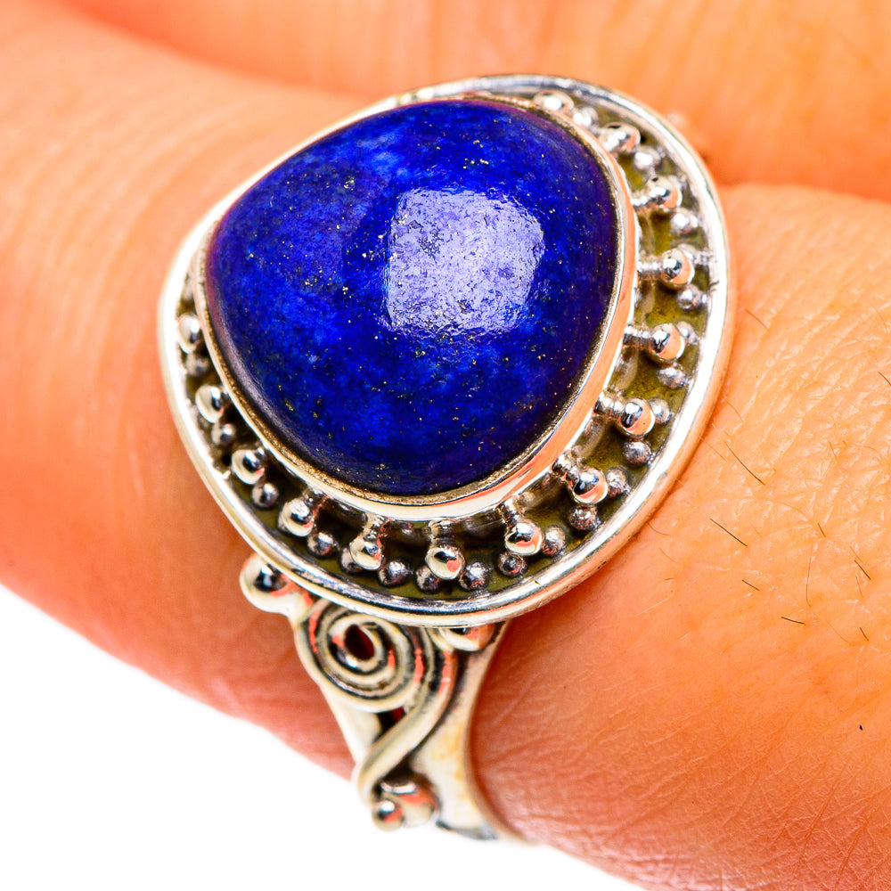 Lapis Lazuli Rings handcrafted by Ana Silver Co - RING85493