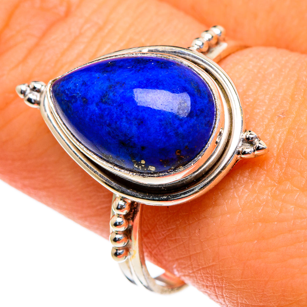 Lapis Lazuli Rings handcrafted by Ana Silver Co - RING85494
