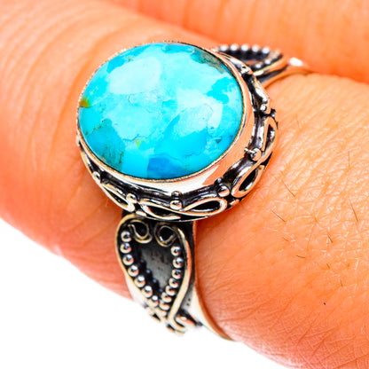 Chrysocolla Rings handcrafted by Ana Silver Co - RING85495