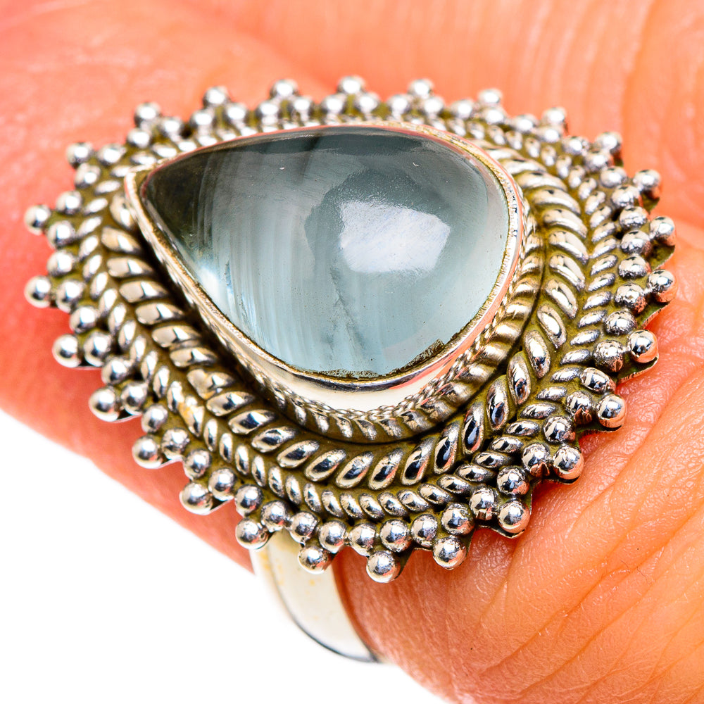 Aquamarine Rings handcrafted by Ana Silver Co - RING85501