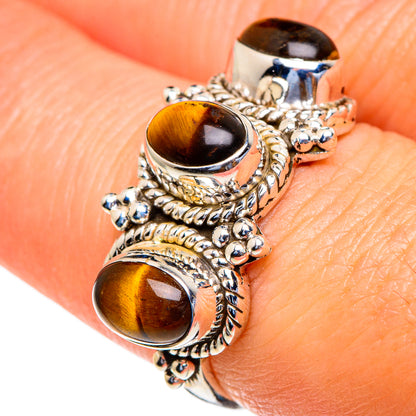 Tiger Eye Rings handcrafted by Ana Silver Co - RING85507