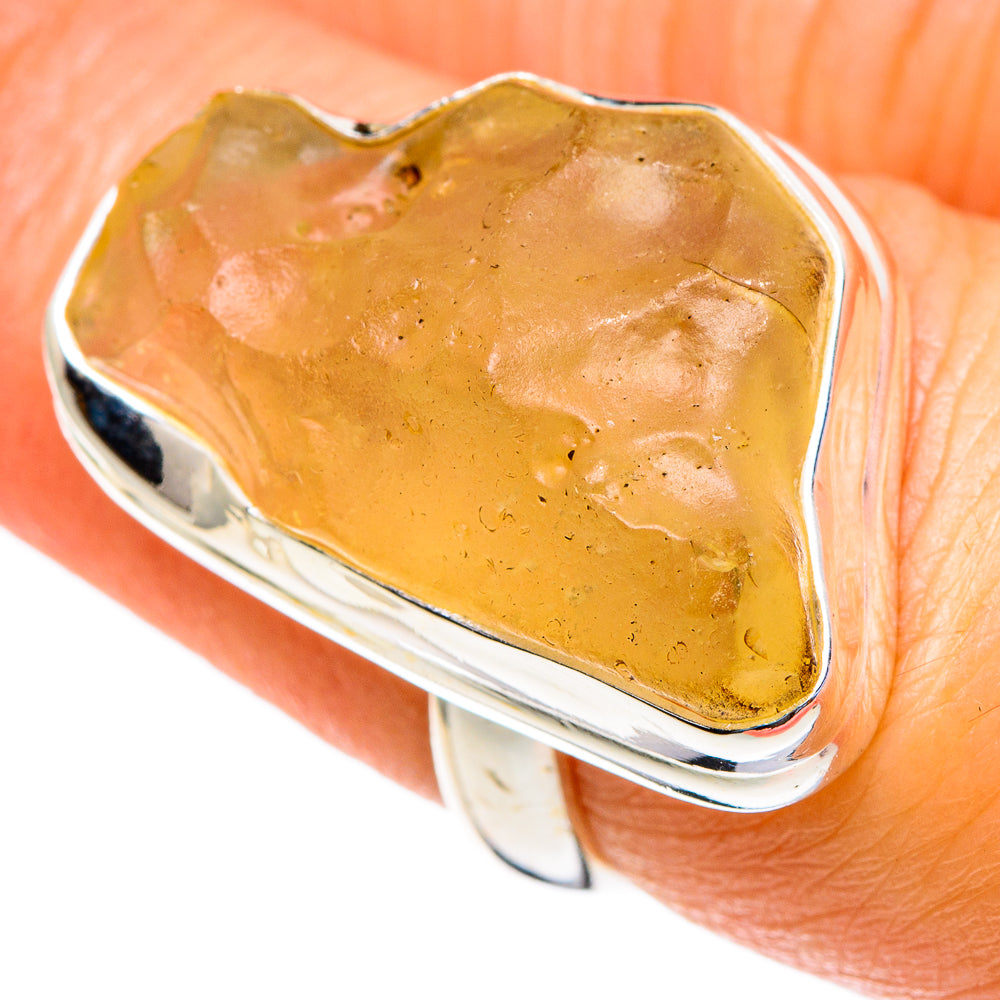 Libyan Glass Rings handcrafted by Ana Silver Co - RING85512