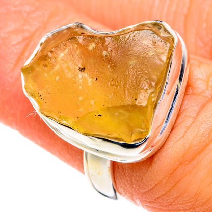 Libyan Glass Rings handcrafted by Ana Silver Co - RING85514