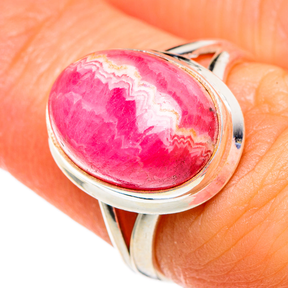Rhodochrosite Rings handcrafted by Ana Silver Co - RING85516