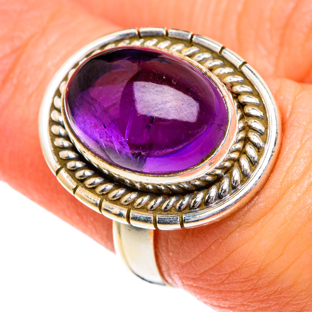 Amethyst Rings handcrafted by Ana Silver Co - RING85520