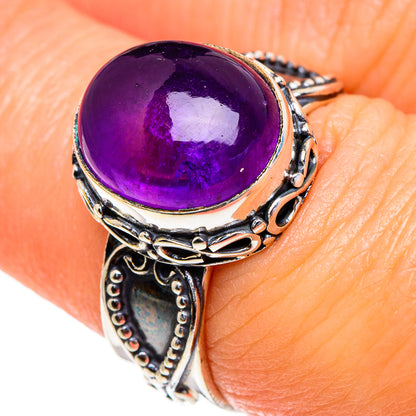 Amethyst Rings handcrafted by Ana Silver Co - RING85521