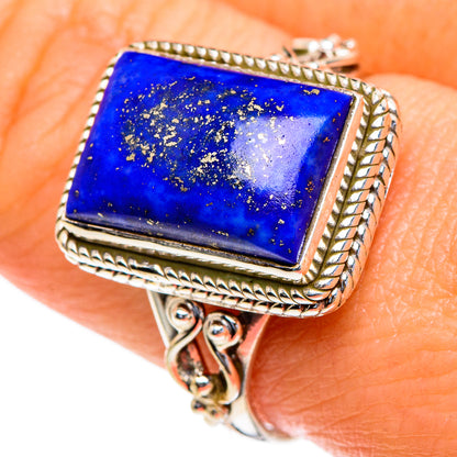 Lapis Lazuli Rings handcrafted by Ana Silver Co - RING85541