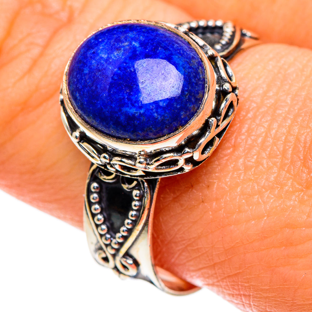 Lapis Lazuli Rings handcrafted by Ana Silver Co - RING85543
