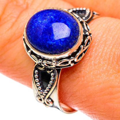 Lapis Lazuli Rings handcrafted by Ana Silver Co - RING85543