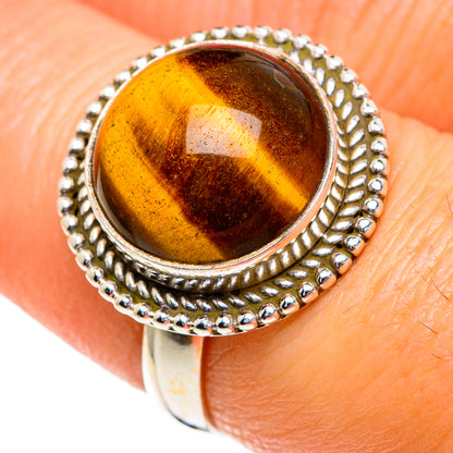 Tiger Eye Rings handcrafted by Ana Silver Co - RING85548