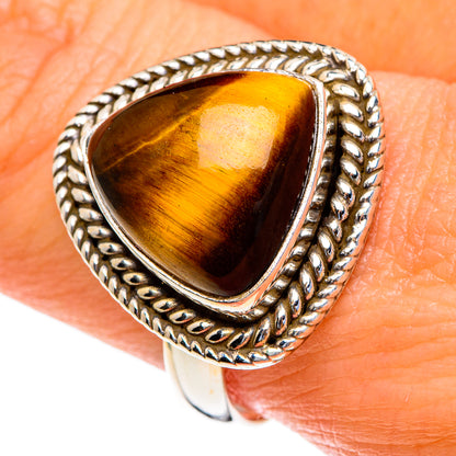 Tiger Eye Rings handcrafted by Ana Silver Co - RING85551