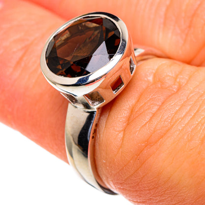 Smoky Quartz Rings handcrafted by Ana Silver Co - RING85553