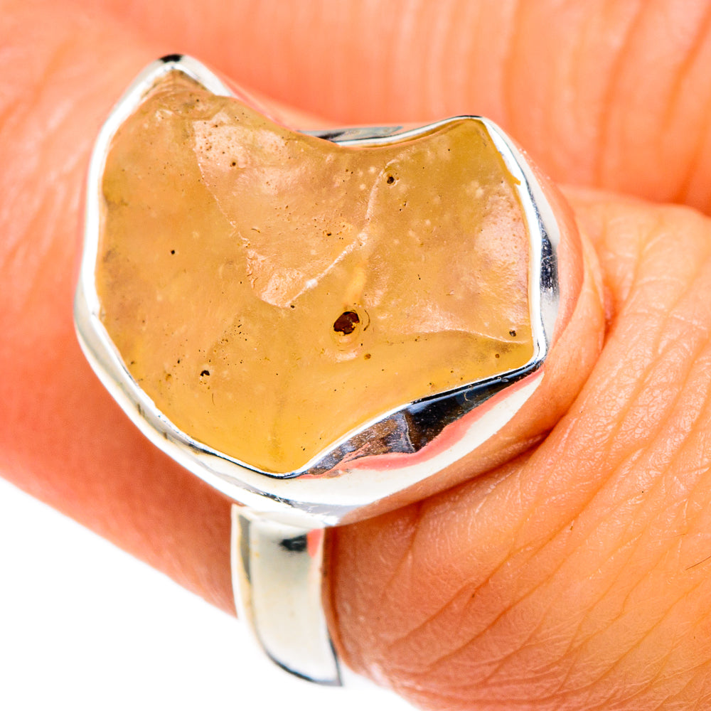 Libyan Glass Rings handcrafted by Ana Silver Co - RING85556