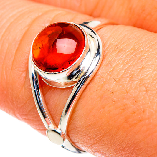 Baltic Amber Rings handcrafted by Ana Silver Co - RING85557