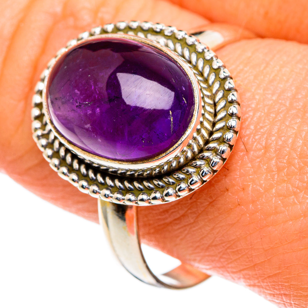 Amethyst Rings handcrafted by Ana Silver Co - RING85564