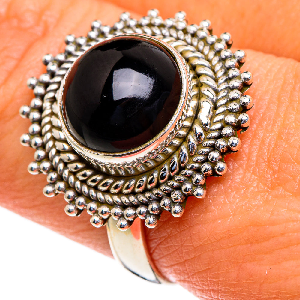 Black Onyx Rings handcrafted by Ana Silver Co - RING85568