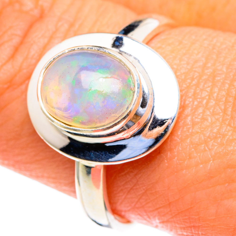 Ethiopian Opal Rings handcrafted by Ana Silver Co - RING85574