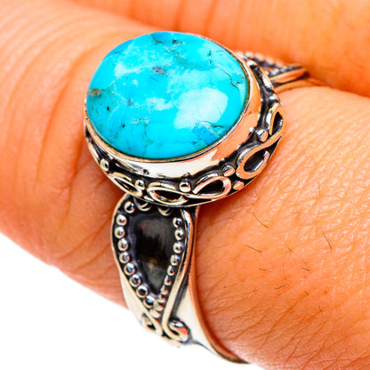 Chrysocolla Rings handcrafted by Ana Silver Co - RING85577