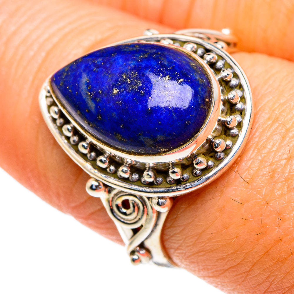 Lapis Lazuli Rings handcrafted by Ana Silver Co - RING85580