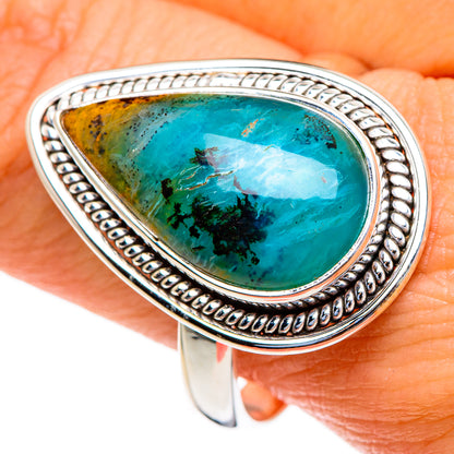 Peruvian Opal Rings handcrafted by Ana Silver Co - RING85581